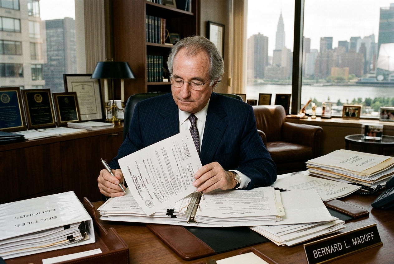 Why did history's biggest Ponzi schemer invite the SEC in?