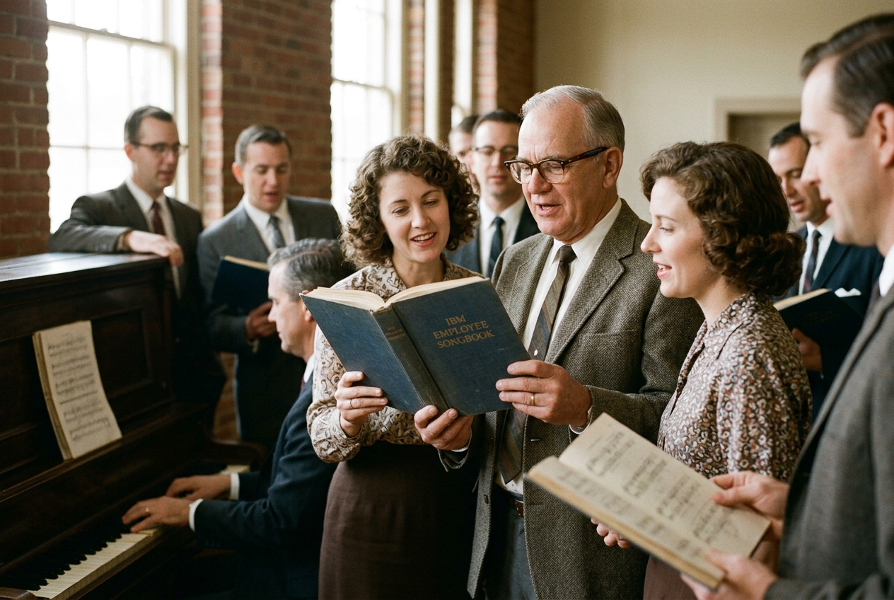 IBM's employee songbook requirement